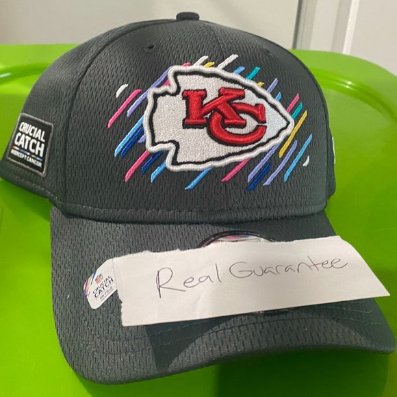 2021 Men Kansas City Chiefs New Era NFL Crucial Catch 39THIRTY Flex Hat BCA Cap - Picture 3 of 4